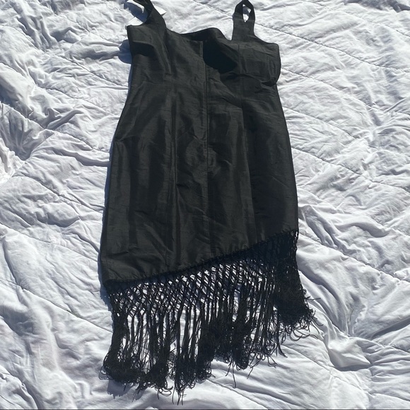 Vintage Geometrie Silk Dress - Picture 2 of 6